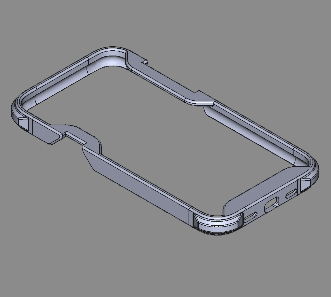 3D model ovitka za mobilni telefon